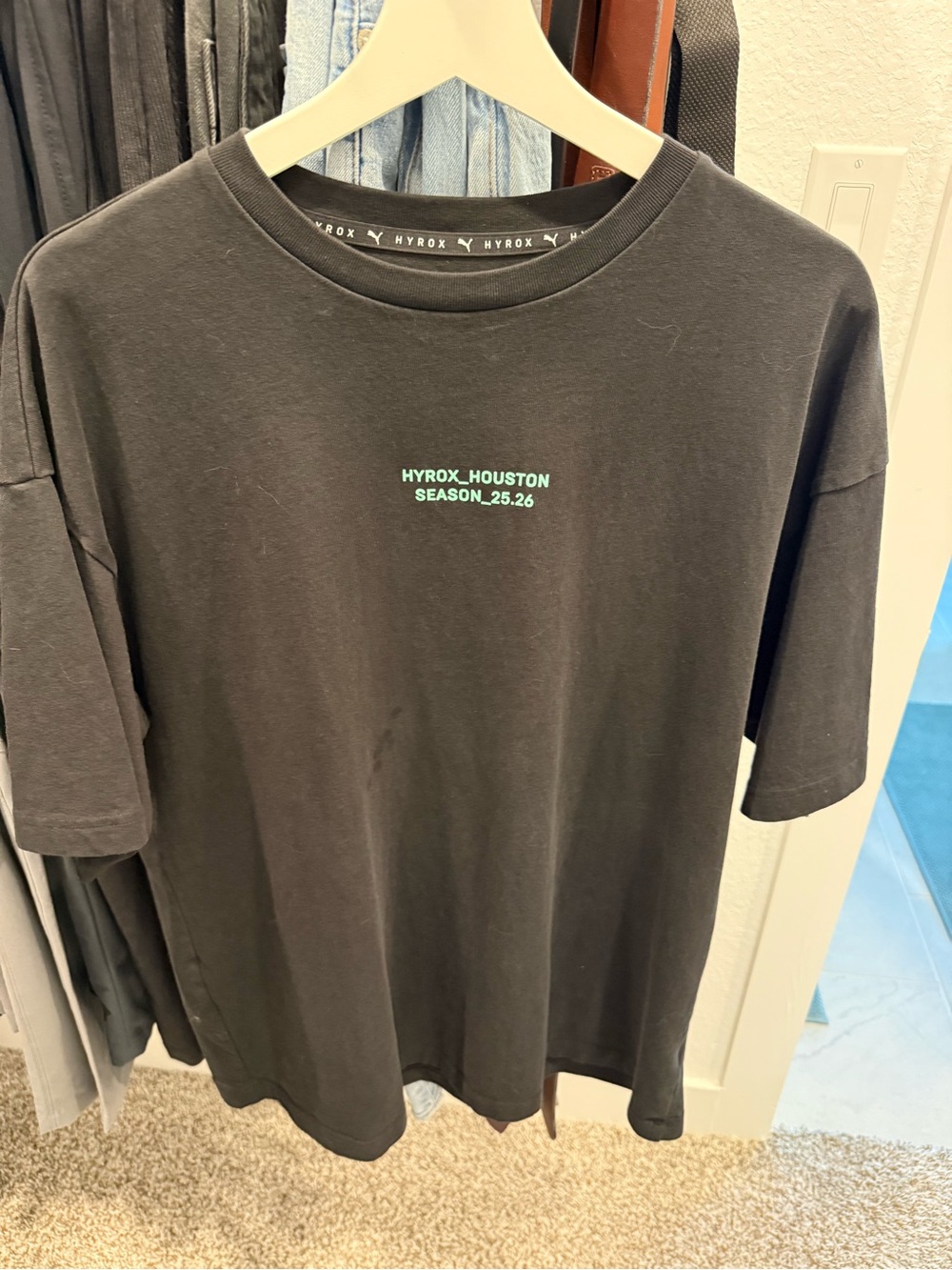 Men’s Puma Large HYROX Houston Season 25.26 T-Shirt